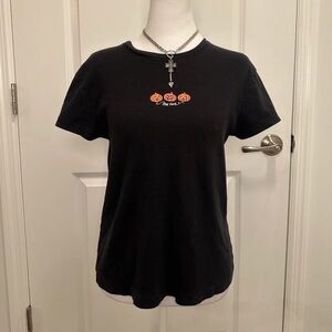 Black Halloween Graphic Tee